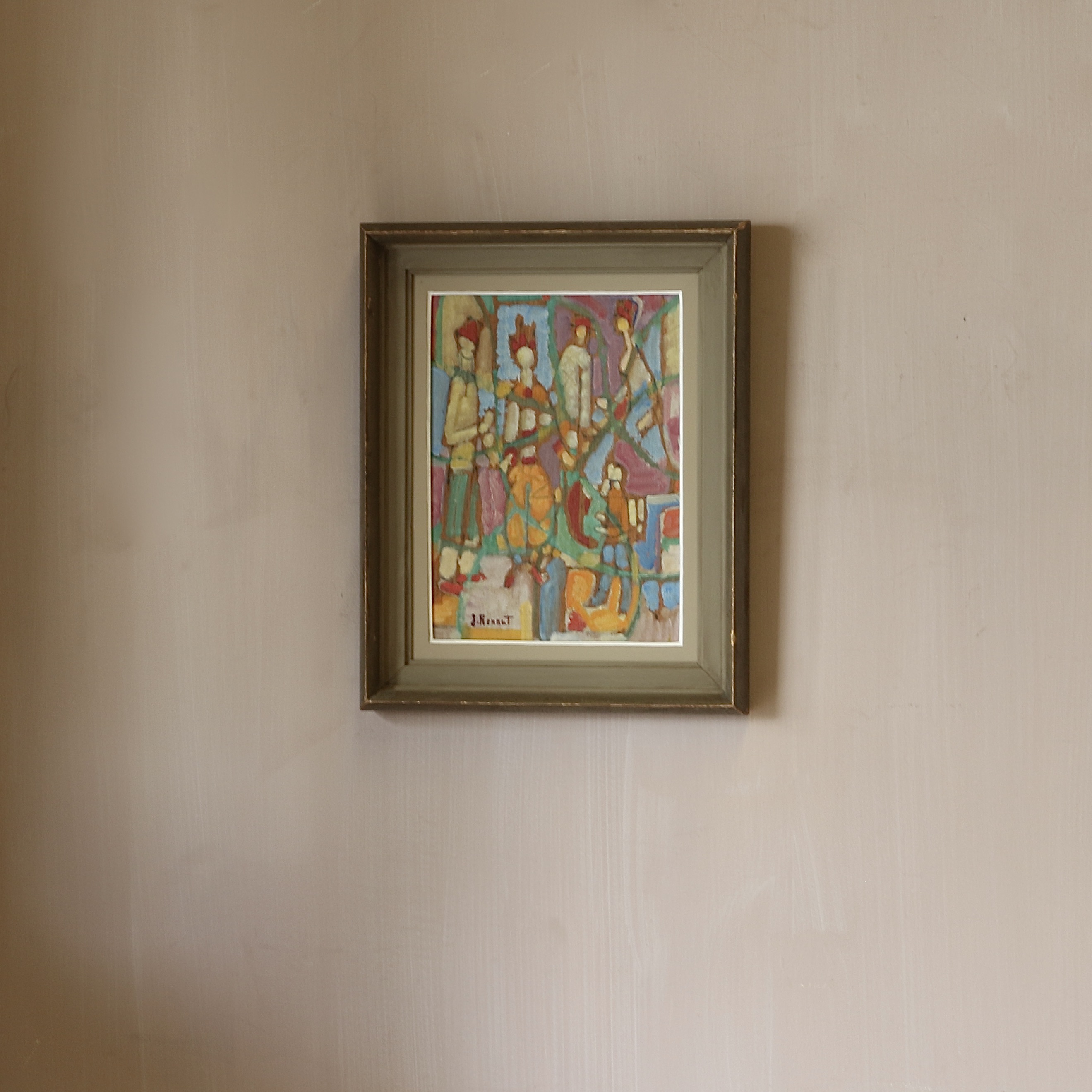 Abstract Painting by J. Renaut